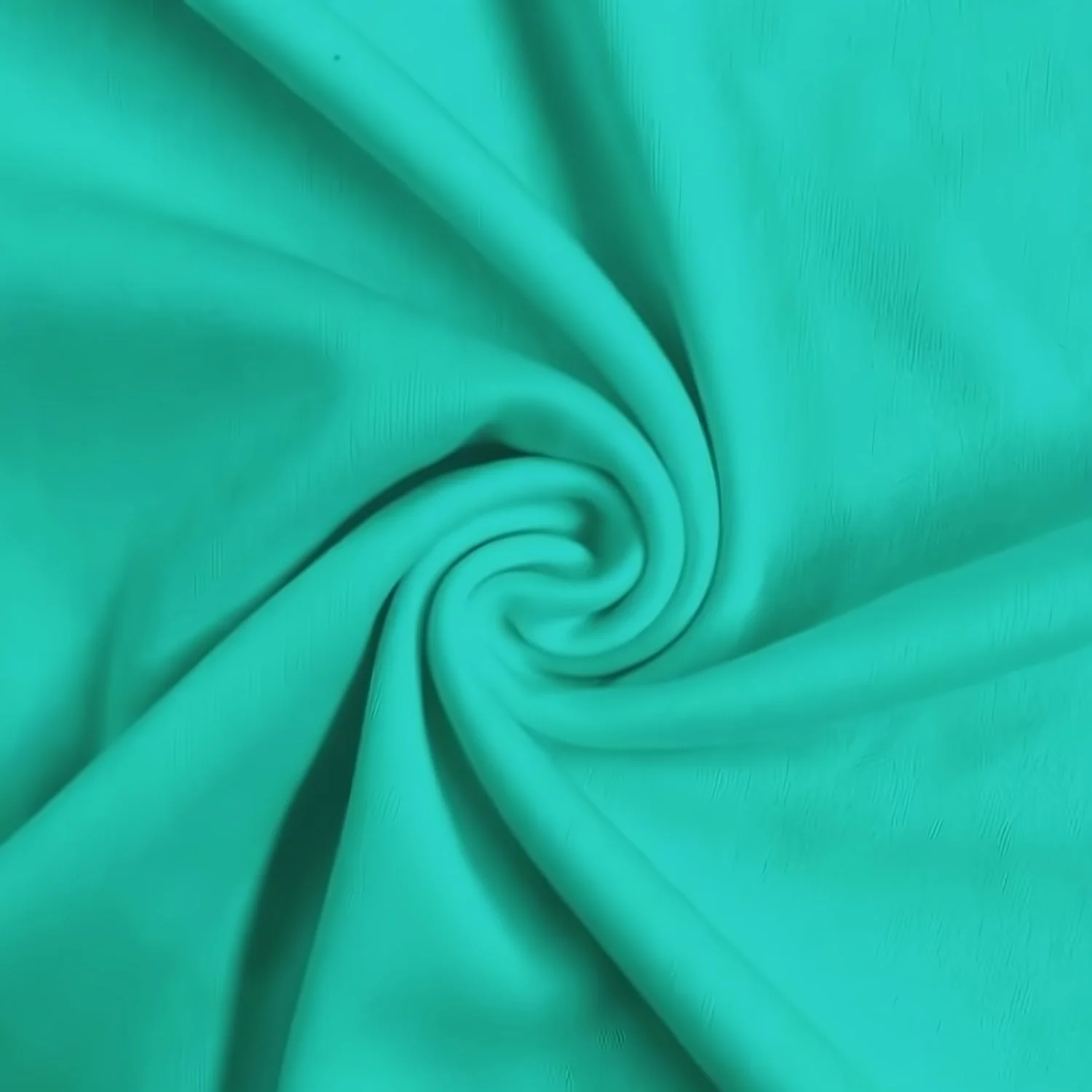 Solid Polyester Interlock Knit Fabric / Turquoise / Sold By The Yard 1 Solid Polyester Interlock Knit Fabric / Turquoise / Sold By The Yard