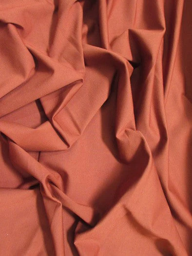 Ponte De Roma Jersey Knit Spandex Fabric / Peach / Sold By The Yard 6 Ponte De Roma Jersey Knit Spandex Fabric / Peach / Sold By The Yard