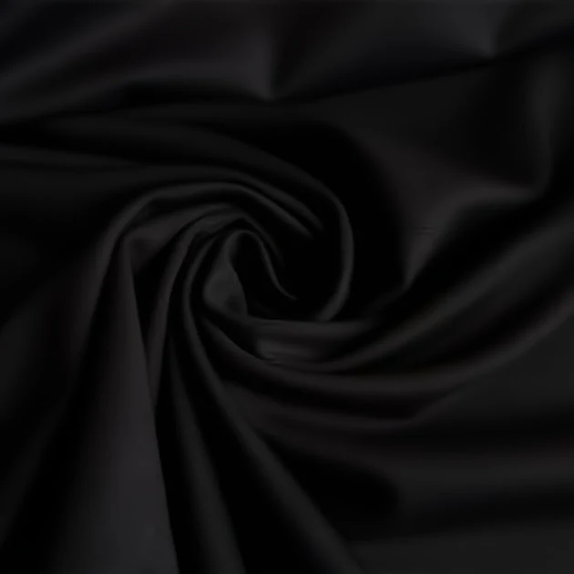 Ponte De Roma Jersey Knit Spandex Fabric / Black / Sold By The Yard 1 Ponte De Roma Jersey Knit Spandex Fabric / Black / Sold By The Yard