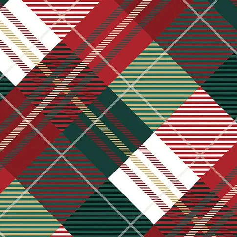 Plaid Tidings Digital Cuddle Multi Fabric per yard 1 Plaid Tidings Digital Cuddle Multi Fabric per yard