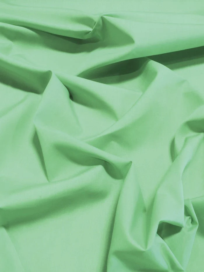 Poly Cotton Solid Fabric 58"/60" Width / Mint / Sold By The Yard 1 Poly Cotton Solid Fabric 58"/60" Width / Mint / Sold By The Yard