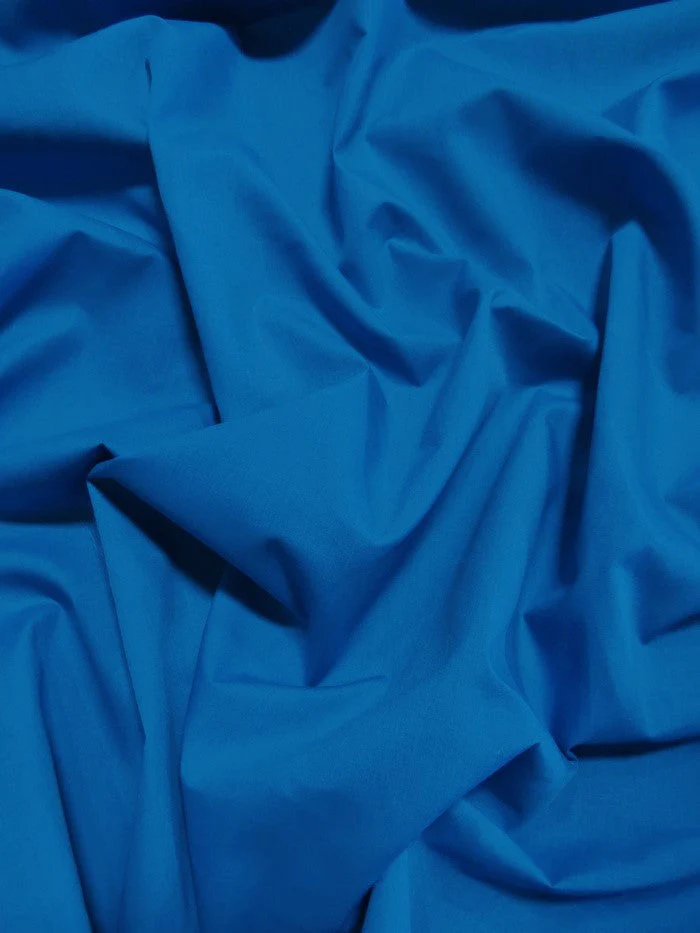 Poly Cotton Solid Fabric 58"/60" Width / Royal / Sold By The Yard 1 Poly Cotton Solid Fabric 58"/60" Width / Royal / Sold By The Yard