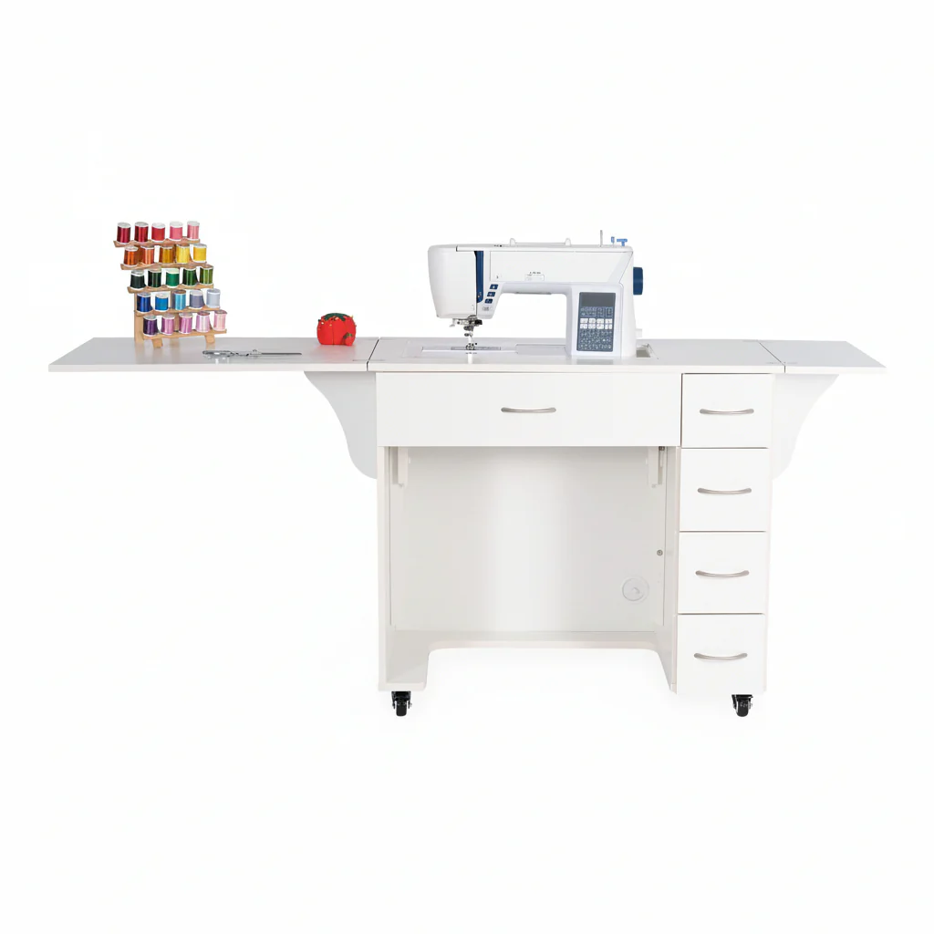 Alice Sewing Cabinet Ash White