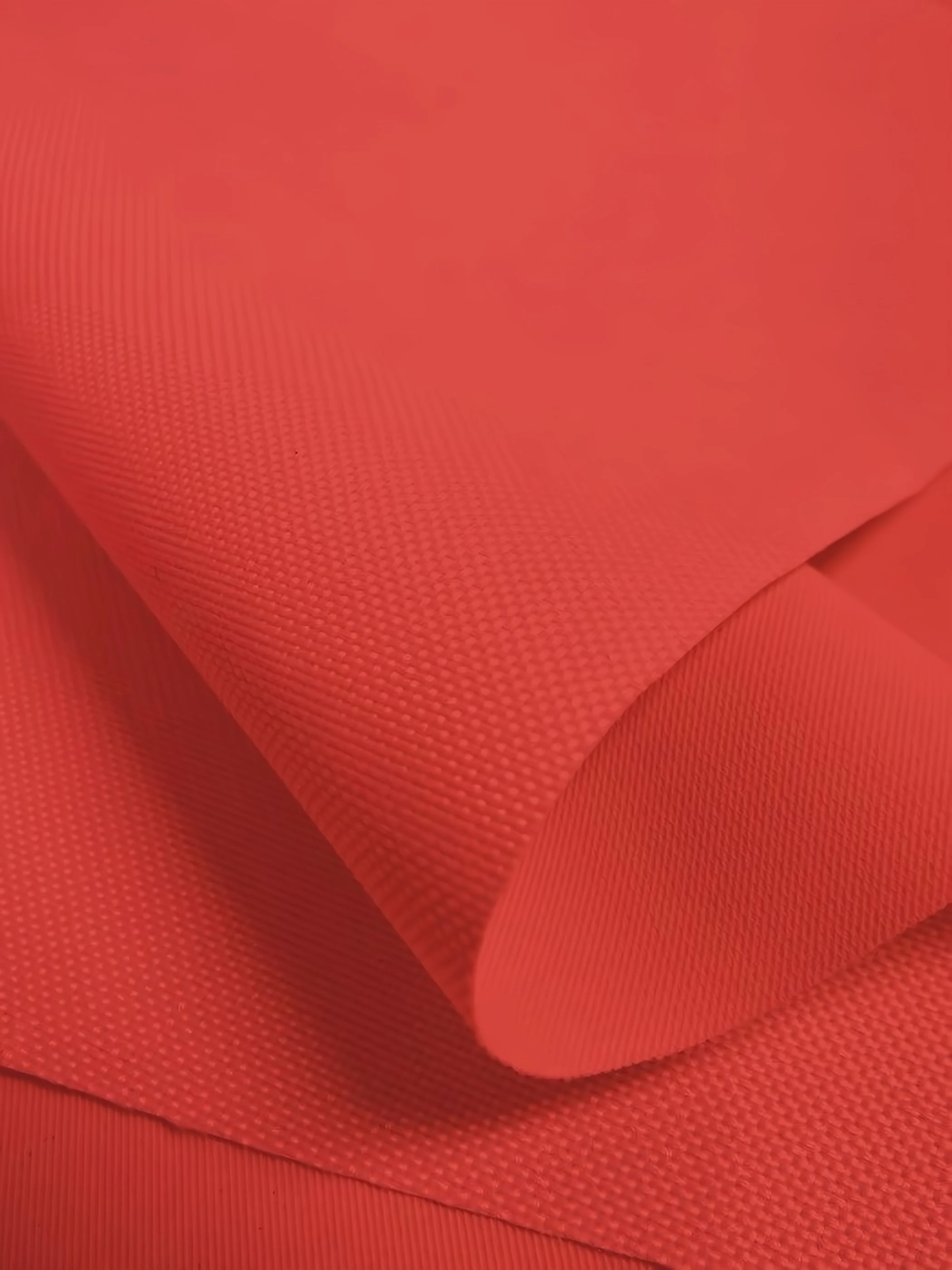 Premium Canvas PVC Outdoor Waterproof Fabric / Red / Sold By The Yard 1 Premium Canvas PVC Outdoor Waterproof Fabric / Red / Sold By The Yard