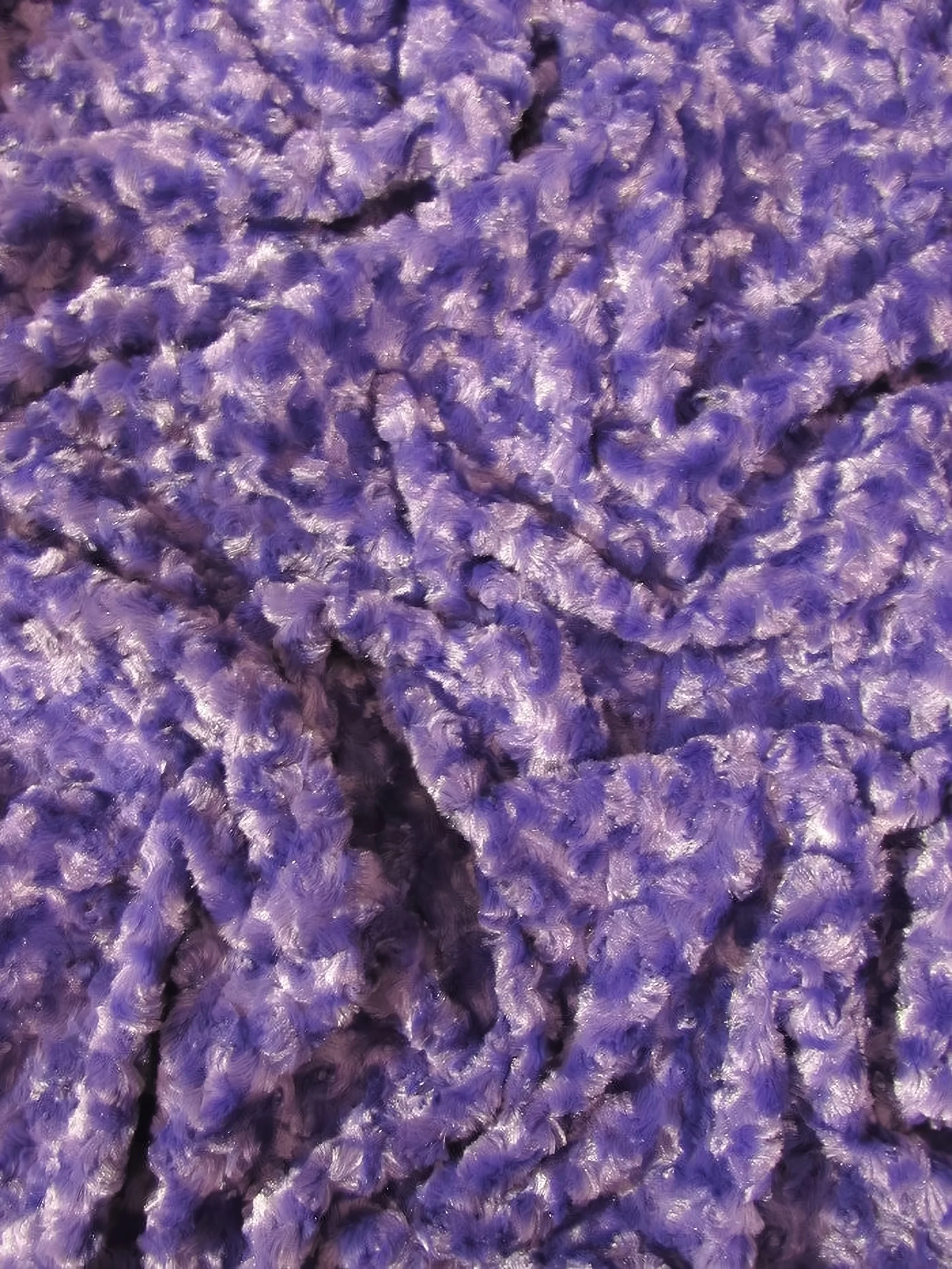 Purple Plush Minky Rose/Rosette Floral Baby Soft Fabric / Sold By The Yard 1 Purple Plush Minky Rose/Rosette Floral Baby Soft Fabric / Sold By The Yard