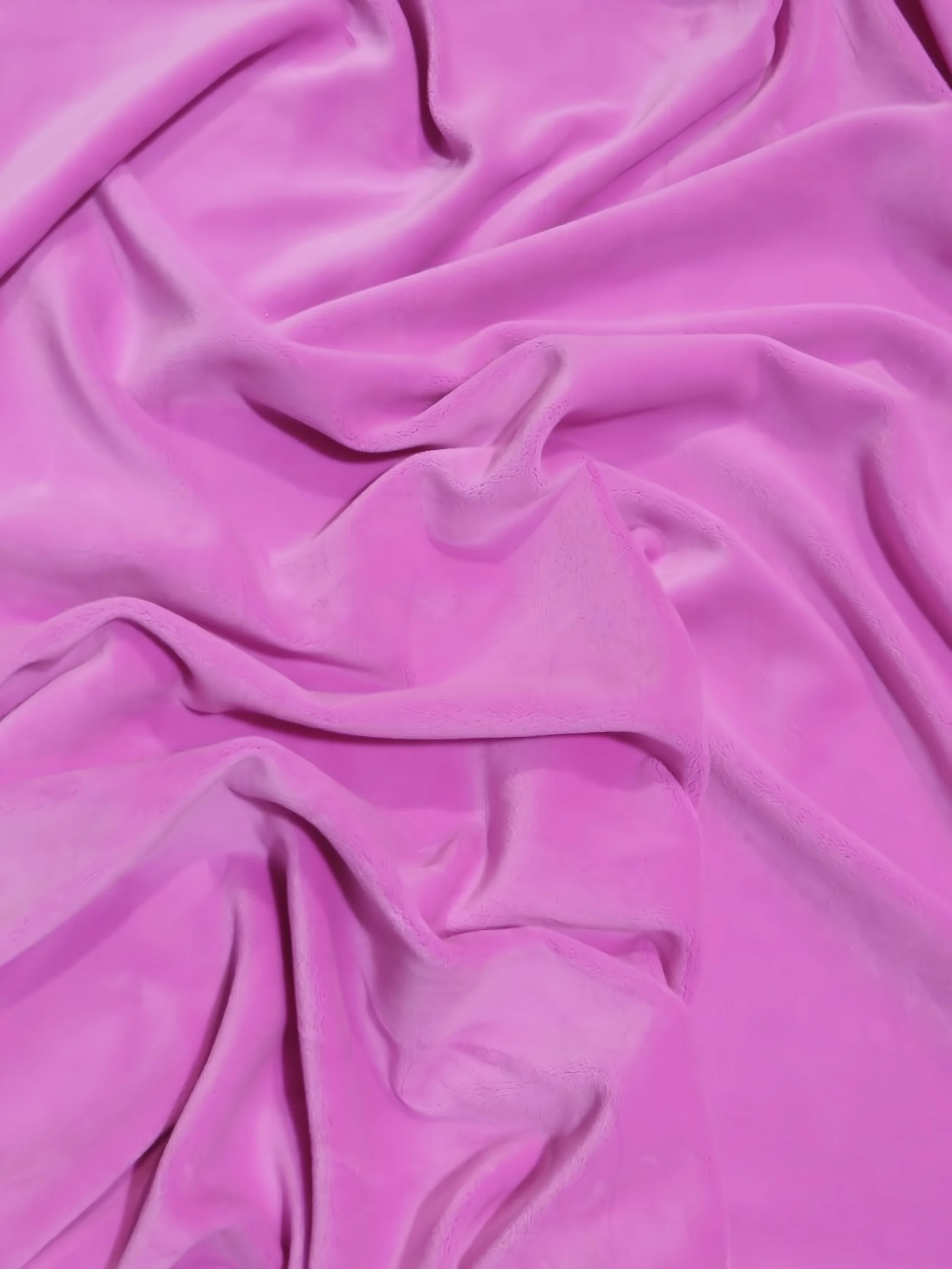Purple Stretch Mochi Plush Minky / Soft Solid Fabric by the Yard 12 Purple Stretch Mochi Plush Minky / Soft Solid Fabric by the Yard