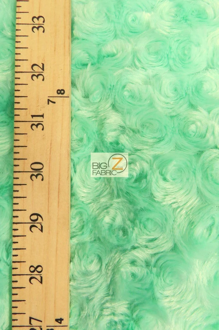 Raccoon Grey Minky Rose/Rosette Floral Baby Soft Fabric / Sold By The Yard 2 Raccoon Grey Minky Rose/Rosette Floral Baby Soft Fabric / Sold By The Yard