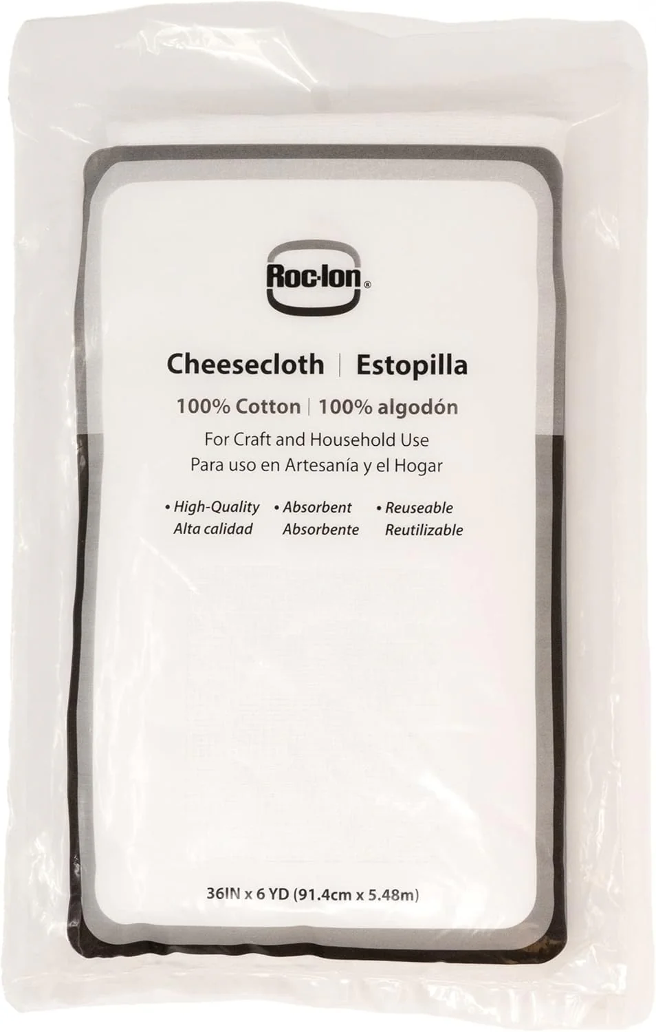 Roc-lon 100% Cotton, Muslin, Cheesecloth, Halloween Outdoors Party, Decoration Fabric, White 6 Yard 1 Roc-lon 100% Cotton, Muslin, Cheesecloth, Halloween Outdoors Party, Decoration Fabric, White 6 Yard
