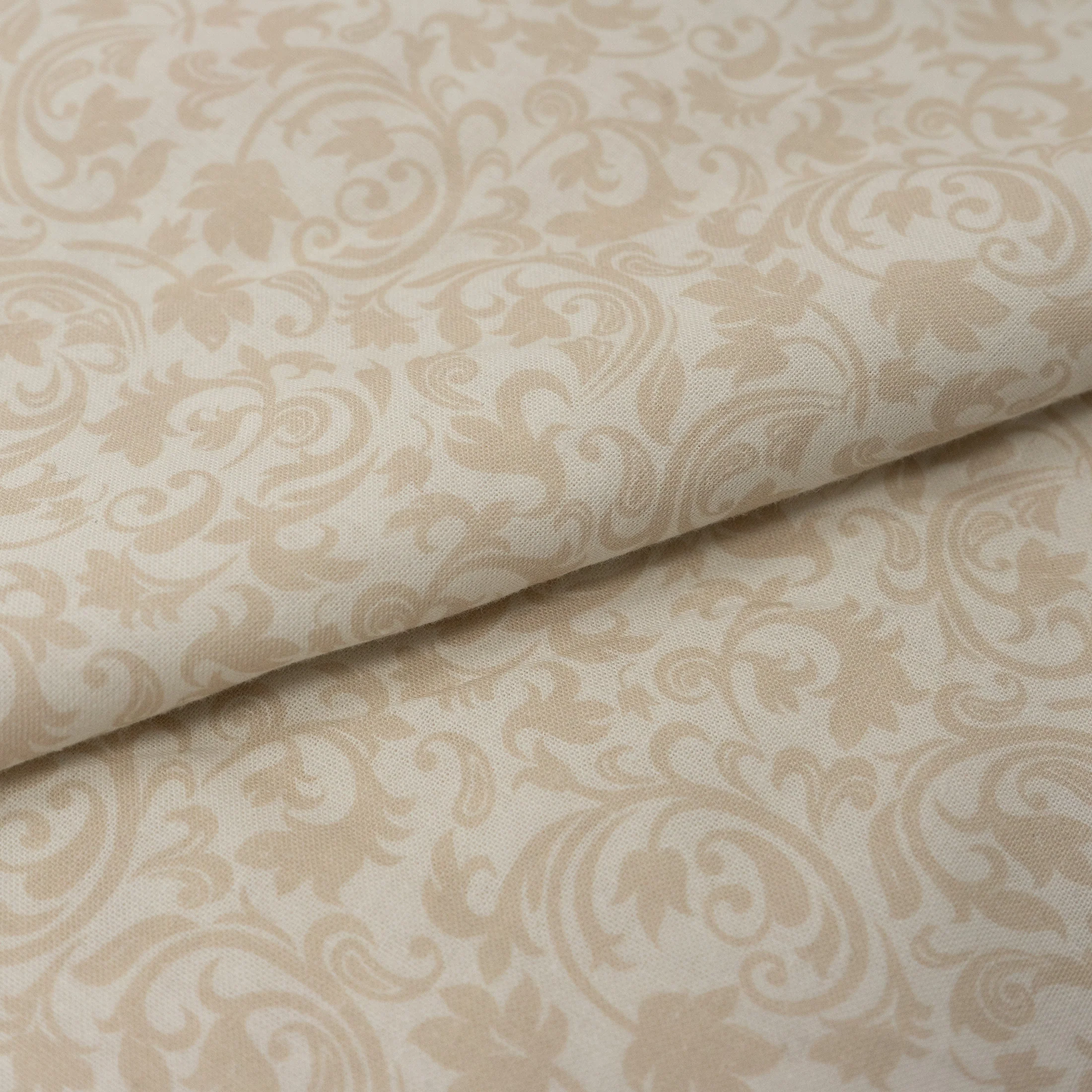 Roc-lon 100% Cotton, 108" Wide, Quilt Backing, Baroque Beige Pattern, Cut by Yard 2 Roc-lon 100% Cotton, 108" Wide, Quilt Backing, Baroque Beige Pattern, Cut by Yard