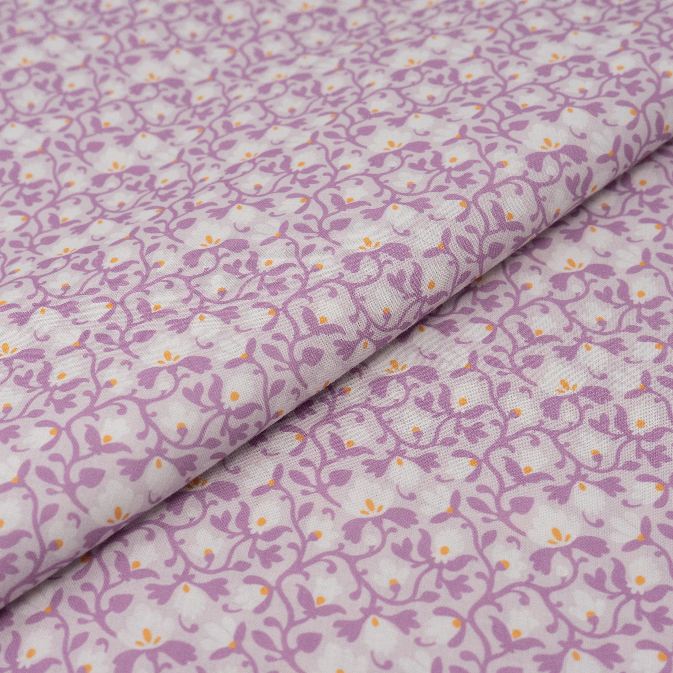 Roc-lon 100% Cotton, 108" Wide, Quilt Backing, Floral Purple Pattern, Cut by Yard 2 Roc-lon 100% Cotton, 108" Wide, Quilt Backing, Floral Purple Pattern, Cut by Yard