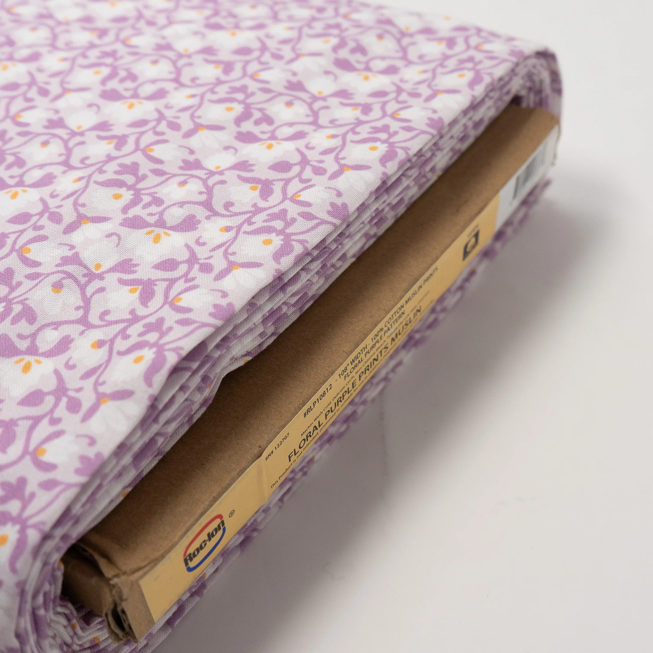 Roc-lon 100% Cotton, 108" Wide, Quilt Backing, Floral Purple Pattern, Cut by Yard 3 Roc-lon 100% Cotton, 108" Wide, Quilt Backing, Floral Purple Pattern, Cut by Yard