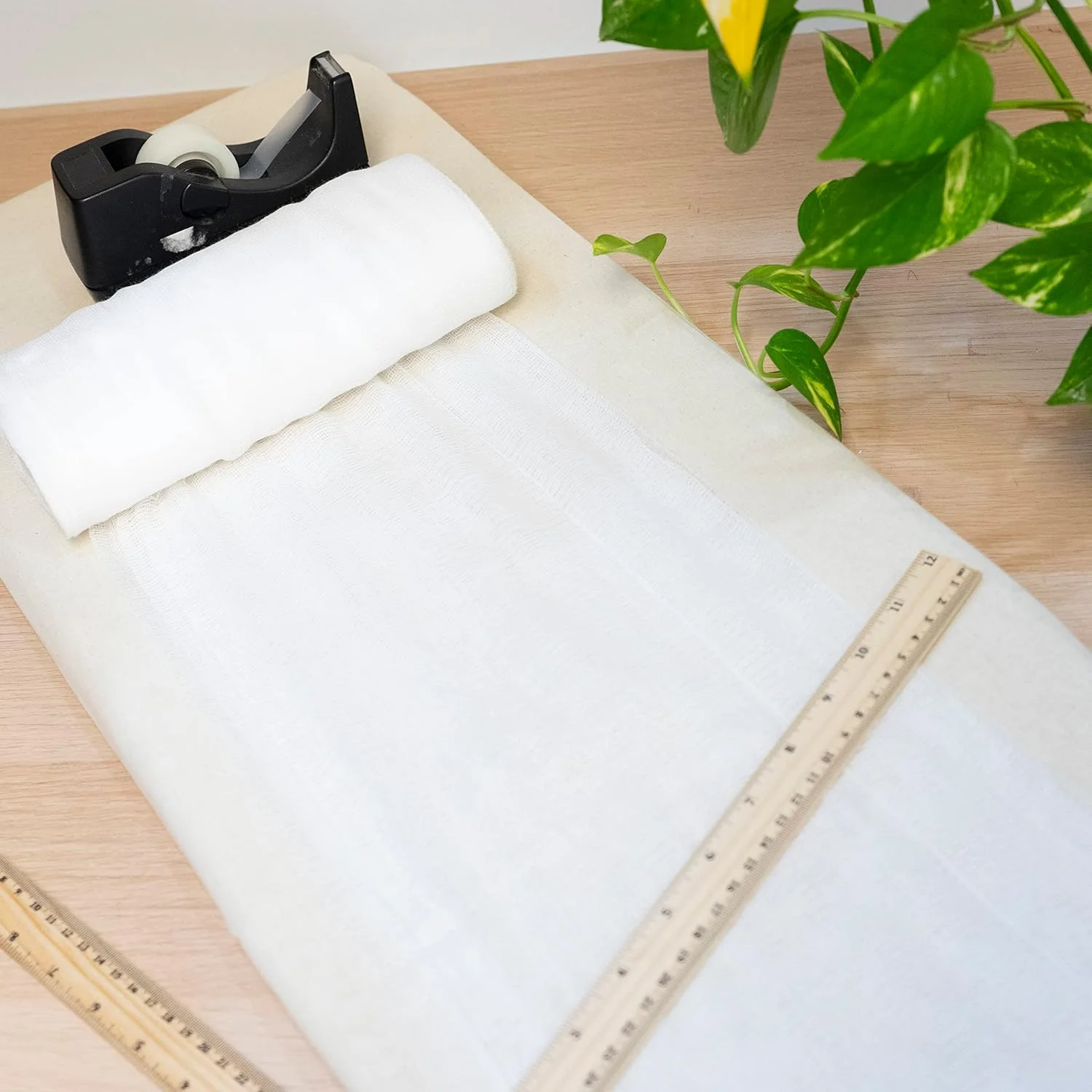 Roc-lon 100% Cotton, Muslin, Cheesecloth, Halloween Outdoors Party, Decoration Fabric, White 15 Yard 5 Roc-lon 100% Cotton, Muslin, Cheesecloth, Halloween Outdoors Party, Decoration Fabric, White 15 Yard