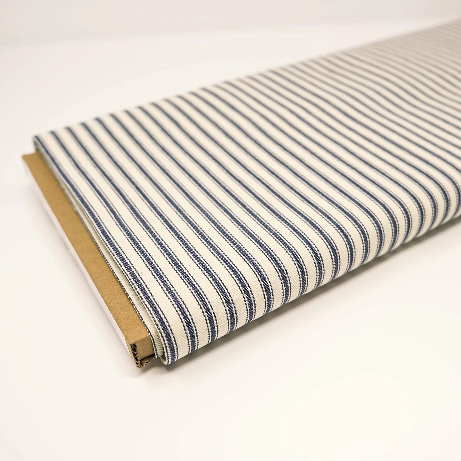 Roc-lon 100% Wide Cotton 44/45" Wide Woven Ticking Fabric for Sewing Quilt Craft Home Décor, Cut by Yard, Stripe Navy 3 Roc-lon 100% Wide Cotton 44/45" Wide Woven Ticking Fabric for Sewing Quilt Craft Home Décor, Cut by Yard, Stripe Navy
