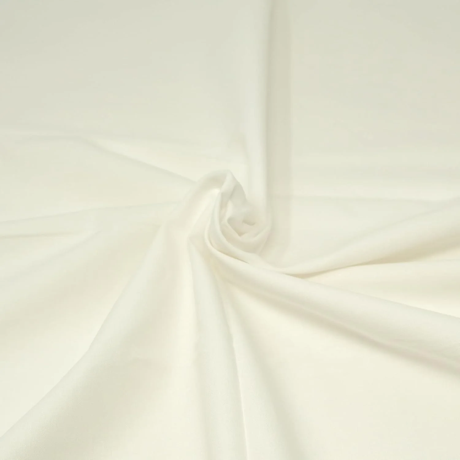 Roc-lon 44/45" Wide 100% Cotton Bleached Perm Press, Cut by Yard, White