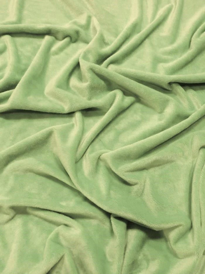 Sage Minky Solid Baby Soft Fabric 1 Sage Minky Solid Baby Soft Fabric