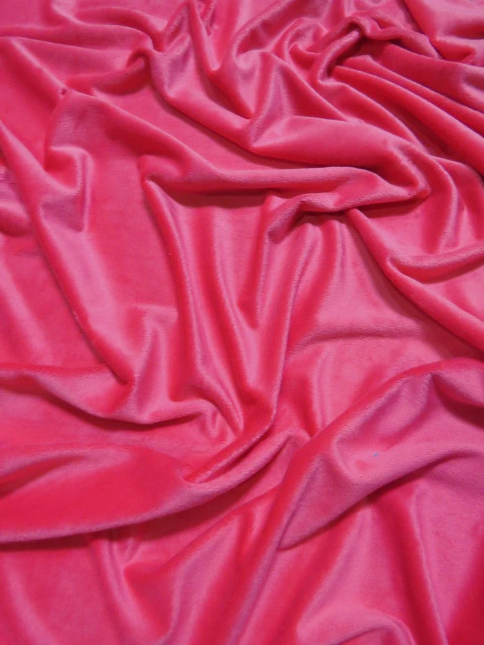 Shocking Pink Minky Solid Baby Soft Fabric 1 Shocking Pink Minky Solid Baby Soft Fabric