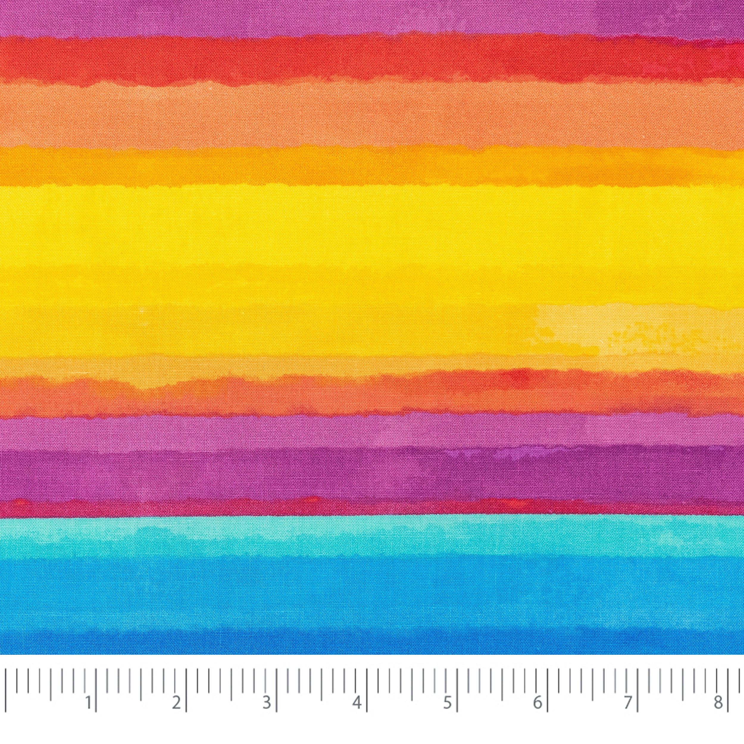 SINGER® Fabric, 100% Cotton, 44 Inch Wide, Rainbow Blender, Cut by the Yard 1 SINGER® Fabric, 100% Cotton, 44 Inch Wide, Rainbow Blender, Cut by the Yard