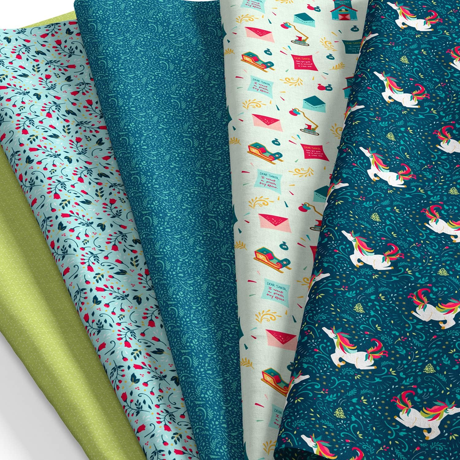 SINGER® Fabric, 100% Cotton, 18 x 21 Inches, 5 Piece Fat Quarter Bundle 11 SINGER® Fabric, 100% Cotton, 18 x 21 Inches, 5 Piece Fat Quarter Bundle