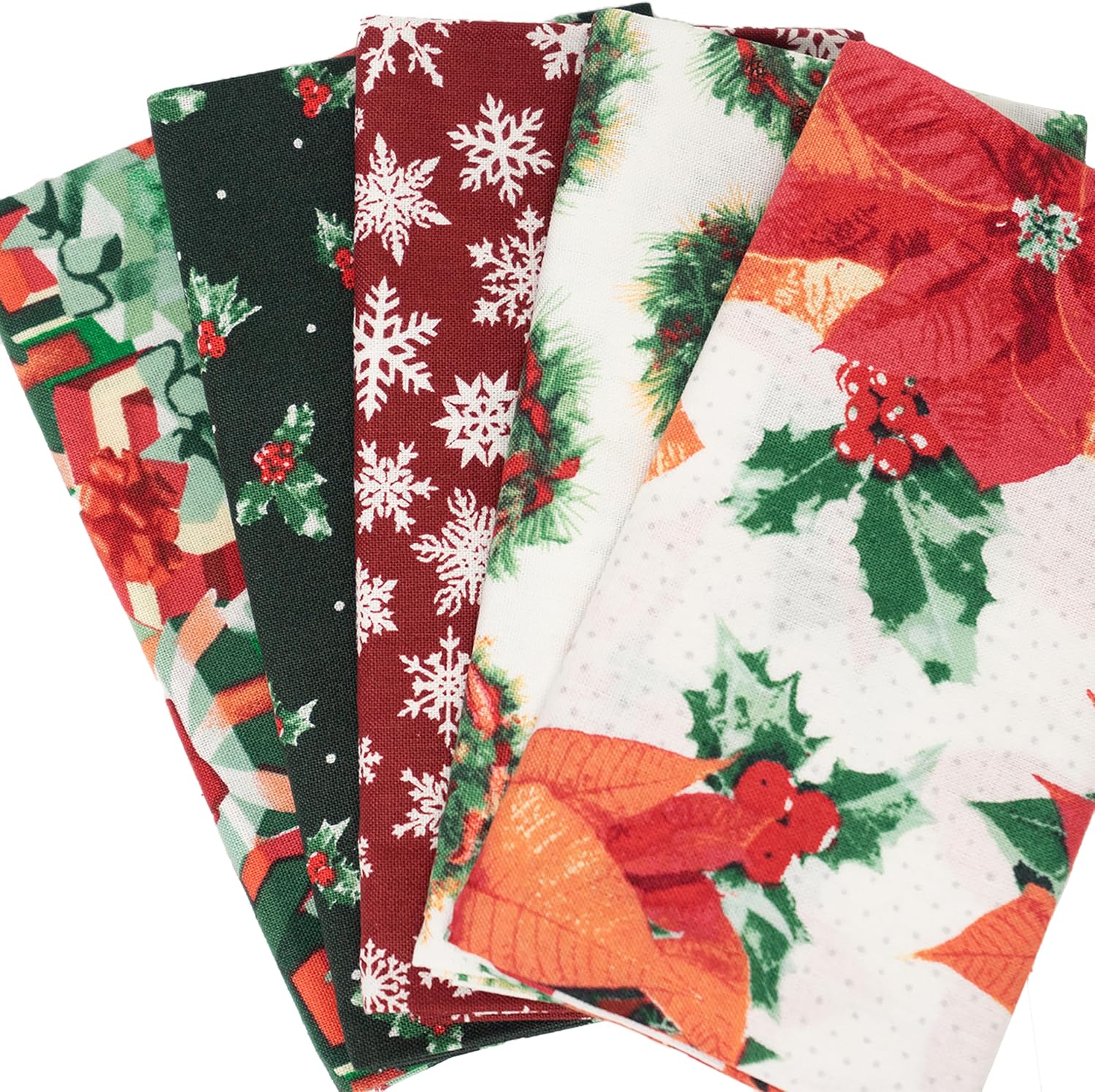 SINGER® Fabric, 100% Cotton, 18 x 21 Inches, 5 Piece Fat Quarter Bundle 2 SINGER® Fabric, 100% Cotton, 18 x 21 Inches, 5 Piece Fat Quarter Bundle
