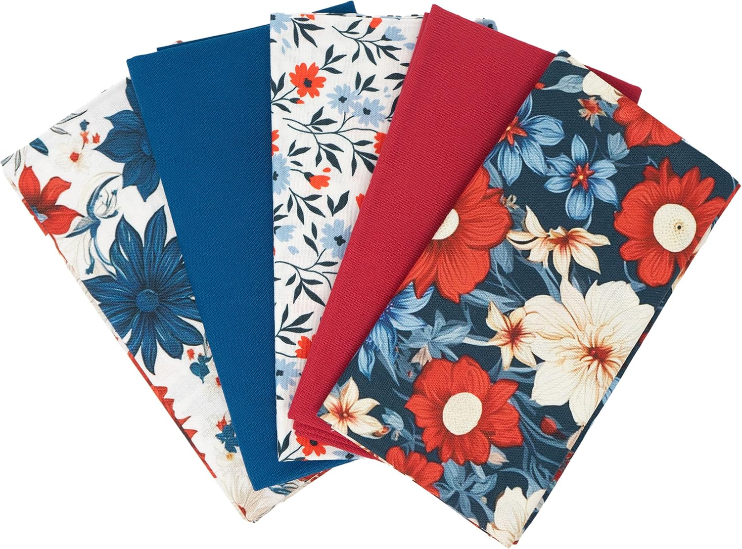 SINGER® Fabric, 100% Cotton, 18 x 21 Inches, 5 Piece Fat Quarter Bundle 52 SINGER® Fabric, 100% Cotton, 18 x 21 Inches, 5 Piece Fat Quarter Bundle