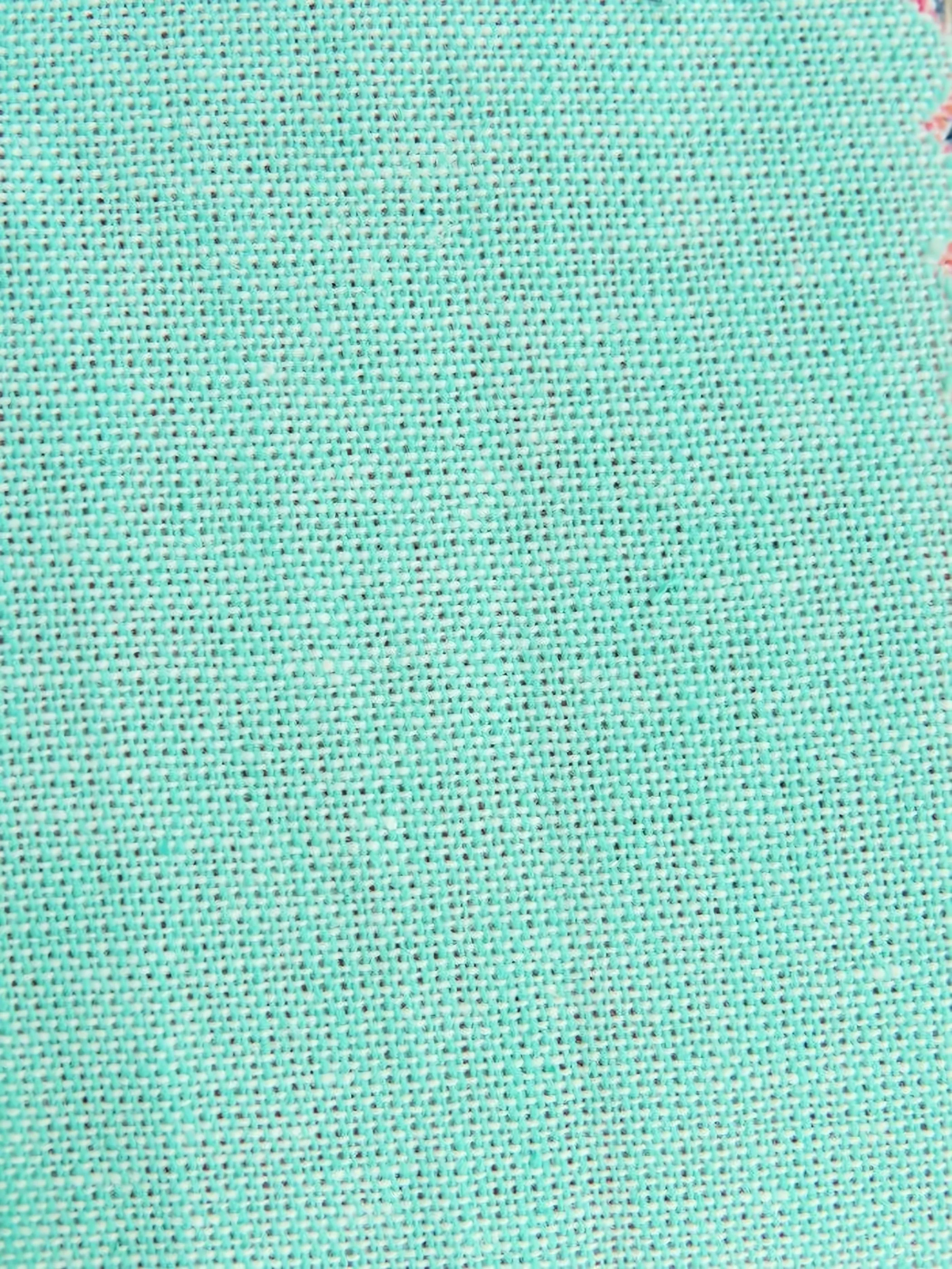 Aqua 100% Cotton Chambray Fabric 1 Aqua 100% Cotton Chambray Fabric