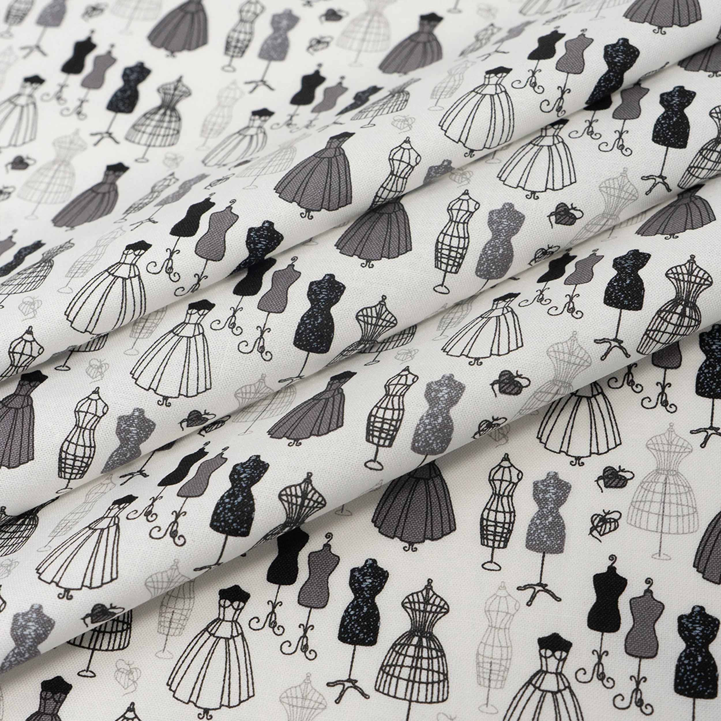 SINGER® Fabric, 100% Cotton, Singer Dress Forms, Cut by the Yard 3 SINGER® Fabric, 100% Cotton, Singer Dress Forms, Cut by the Yard