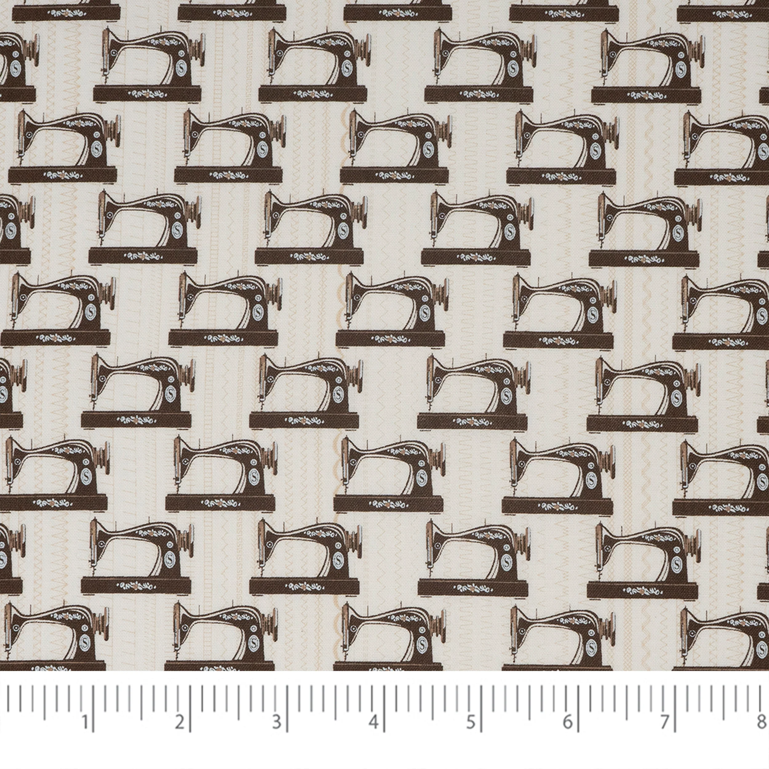 SINGER® Fabric, 100% Cotton, Singer Sewing Machines, Cut by the Yard 2 SINGER® Fabric, 100% Cotton, Singer Sewing Machines, Cut by the Yard