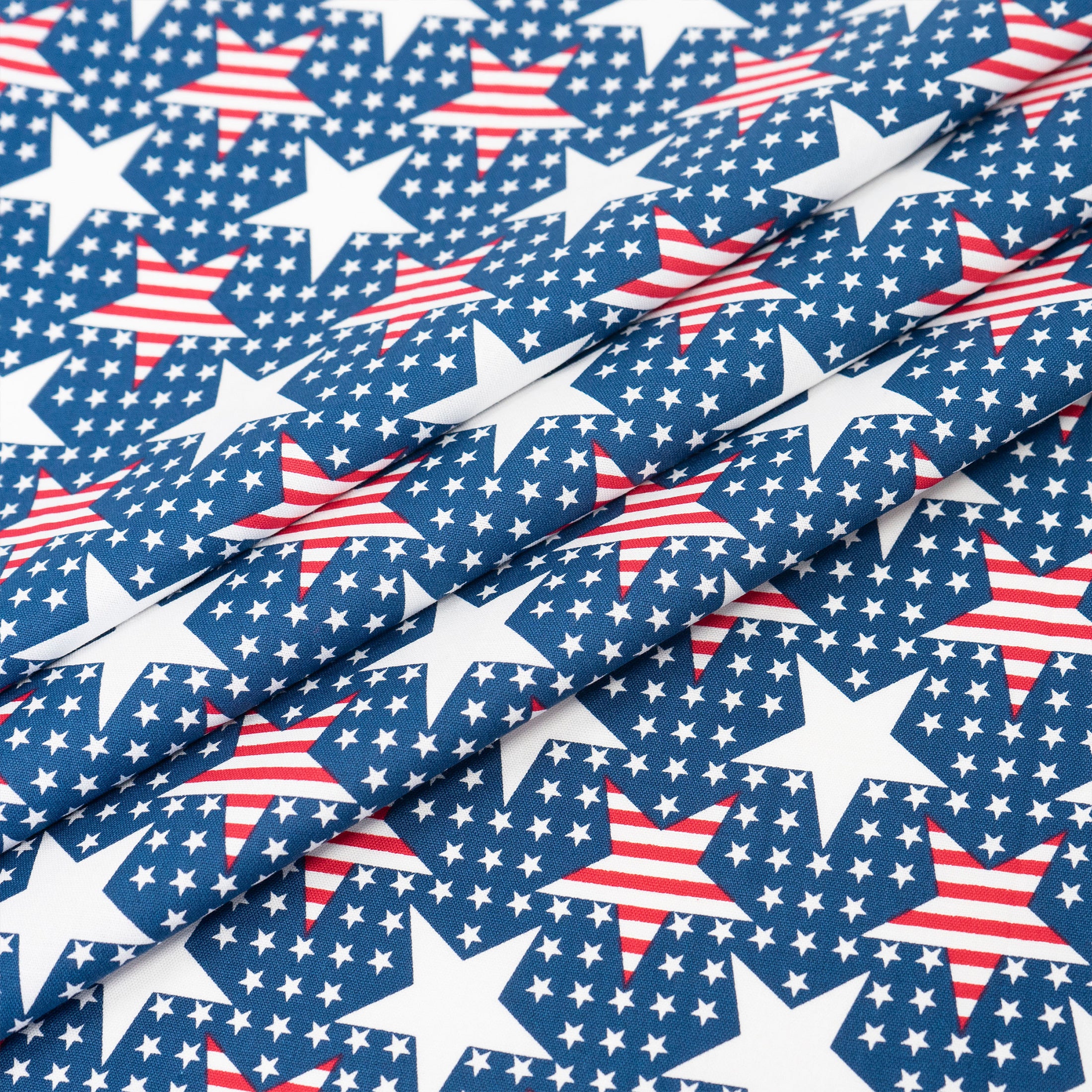 SINGER® Fabric, 100% Cotton, Stripes In Stars On Dots, Cut by the Yard 3 SINGER® Fabric, 100% Cotton, Stripes In Stars On Dots, Cut by the Yard