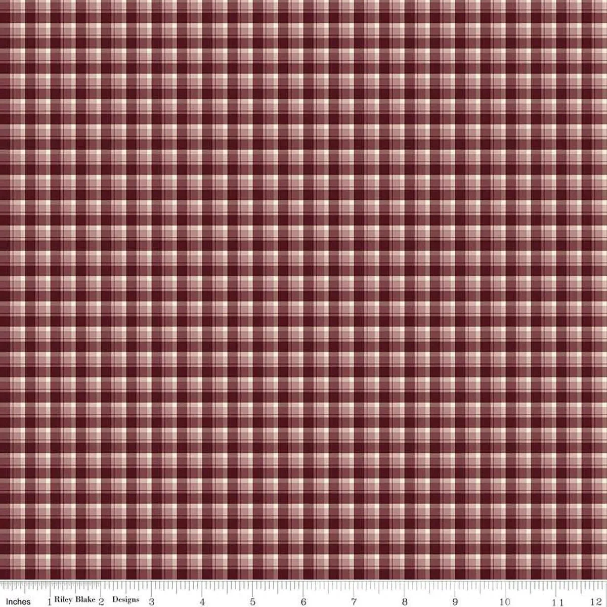 The Awe of Autumn Plaid Purple 43"/44" Fabric Per Yard