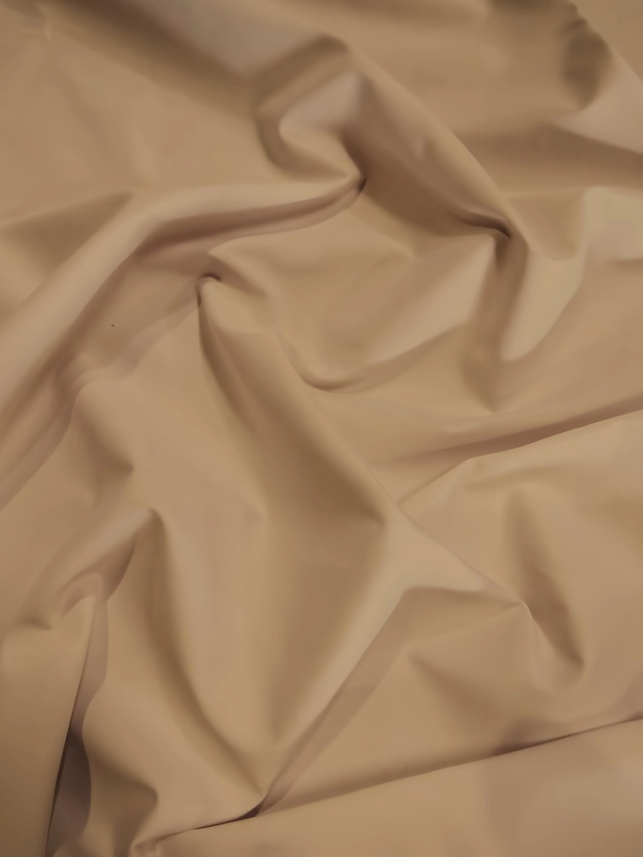 Solid Reversible Formal Poly Cotton Twill Fabric / Khaki / Sold By The Yard 1 Solid Reversible Formal Poly Cotton Twill Fabric / Khaki / Sold By The Yard