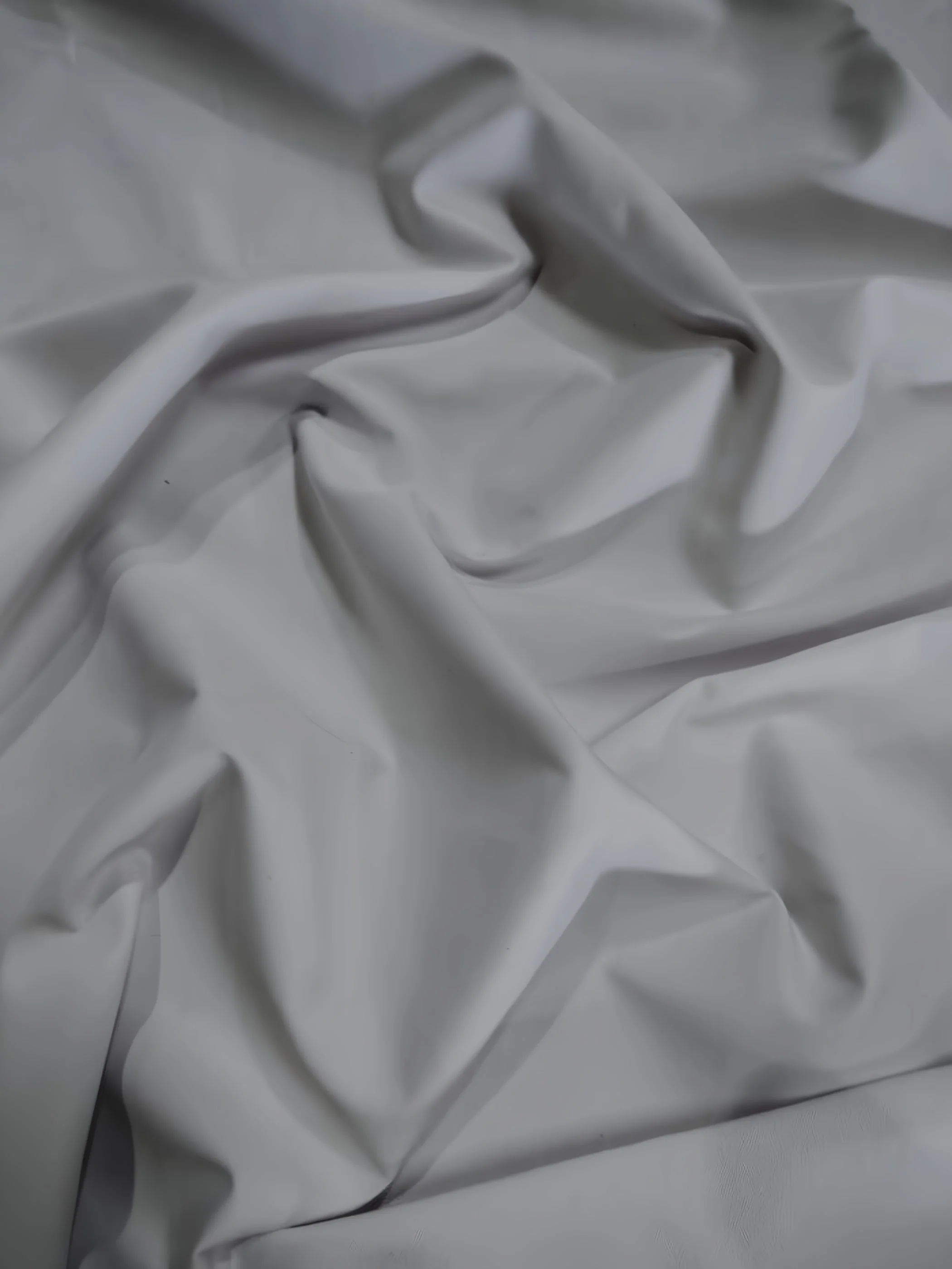 Solid Reversible Formal Poly Cotton Twill Fabric / Gray / Sold By The Yard 1 Solid Reversible Formal Poly Cotton Twill Fabric / Gray / Sold By The Yard