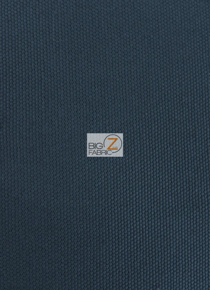 Solid Cotton Duck Canvas Fabric / Navy Blue / Sold By The Yard