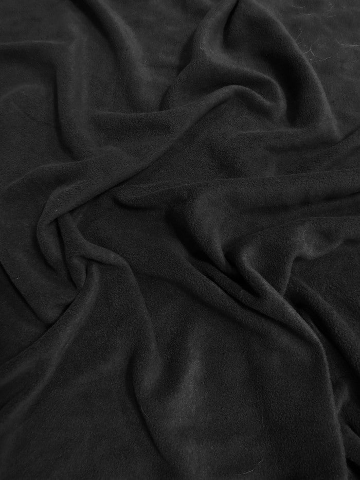 Solid Fleece Fabric / Black 1 Solid Fleece Fabric / Black