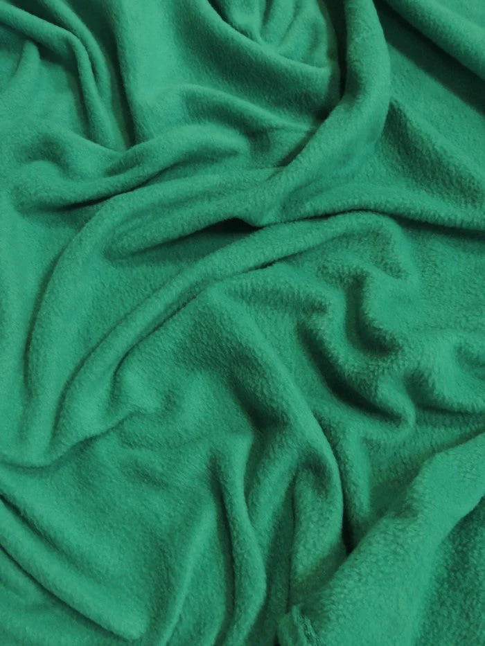 Solid Fleece Fabric / Jade 1 Solid Fleece Fabric / Jade
