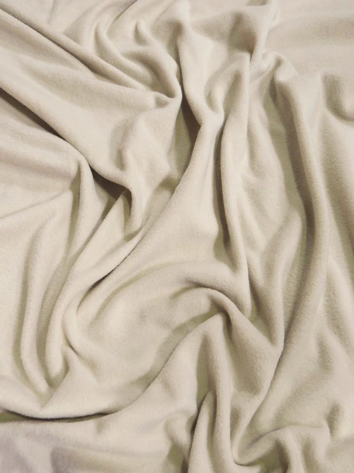 Solid Fleece Fabric / Oatmeal 1 Solid Fleece Fabric / Oatmeal