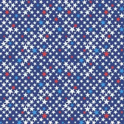 Star Spangled Summer Star Cluster 43"/44" Fabric Per Yard