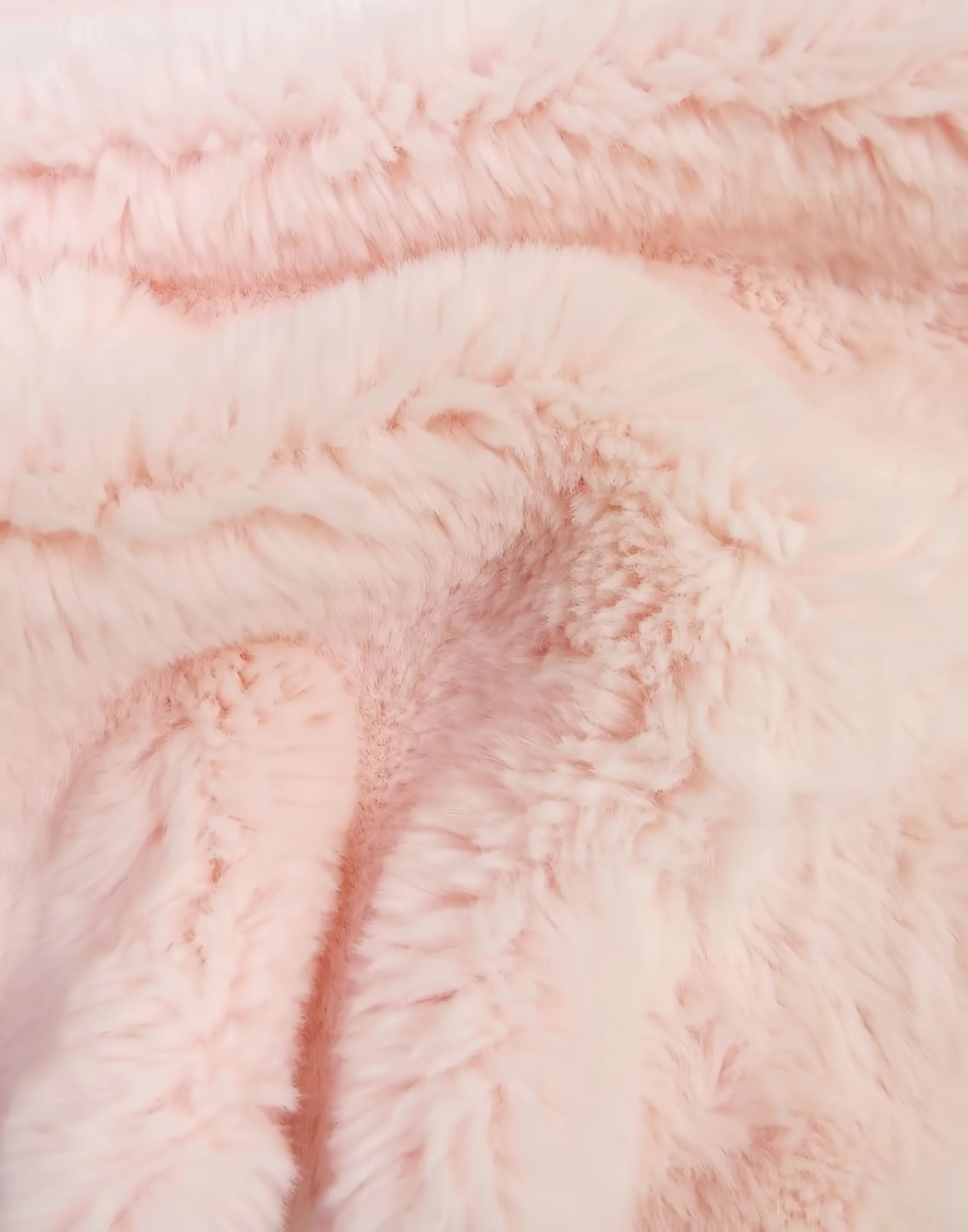 Arctic Rabbit Minky / Light Pink 1 Arctic Rabbit Minky / Light Pink