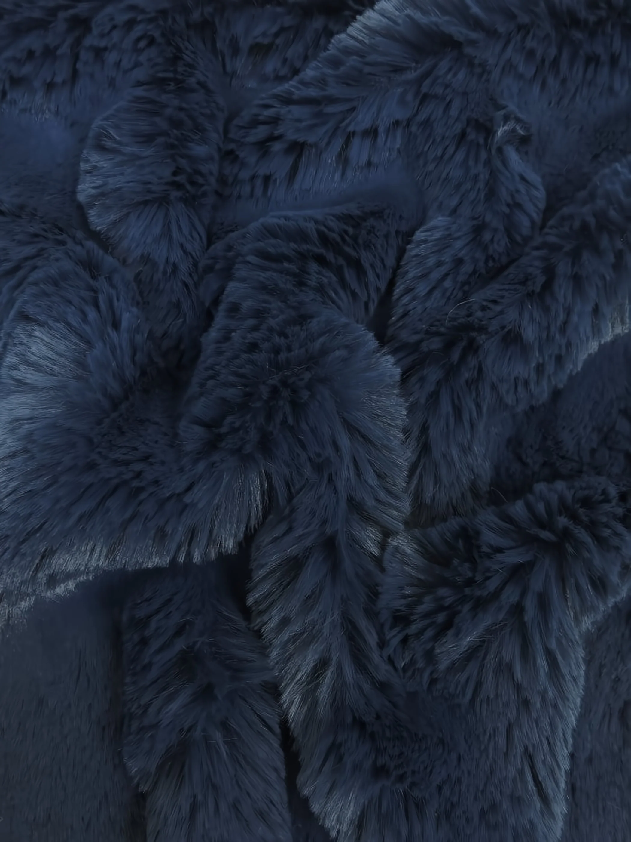 Arctic Rabbit Minky / Navy