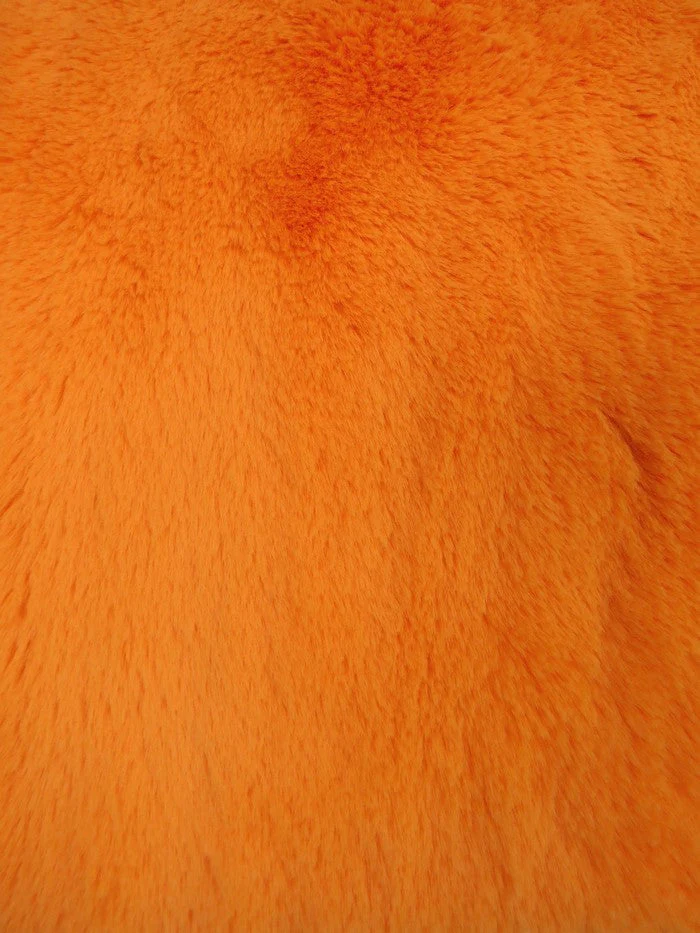 Arctic Rabbit Minky / Orange 2 Arctic Rabbit Minky / Orange