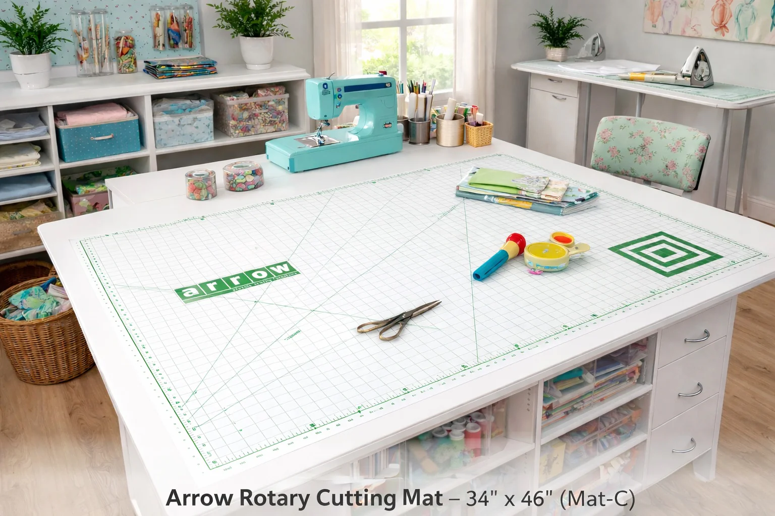Arrow Rotary Cutting Mat C - 34" x 46" 3 Arrow Rotary Cutting Mat C - 34" x 46"