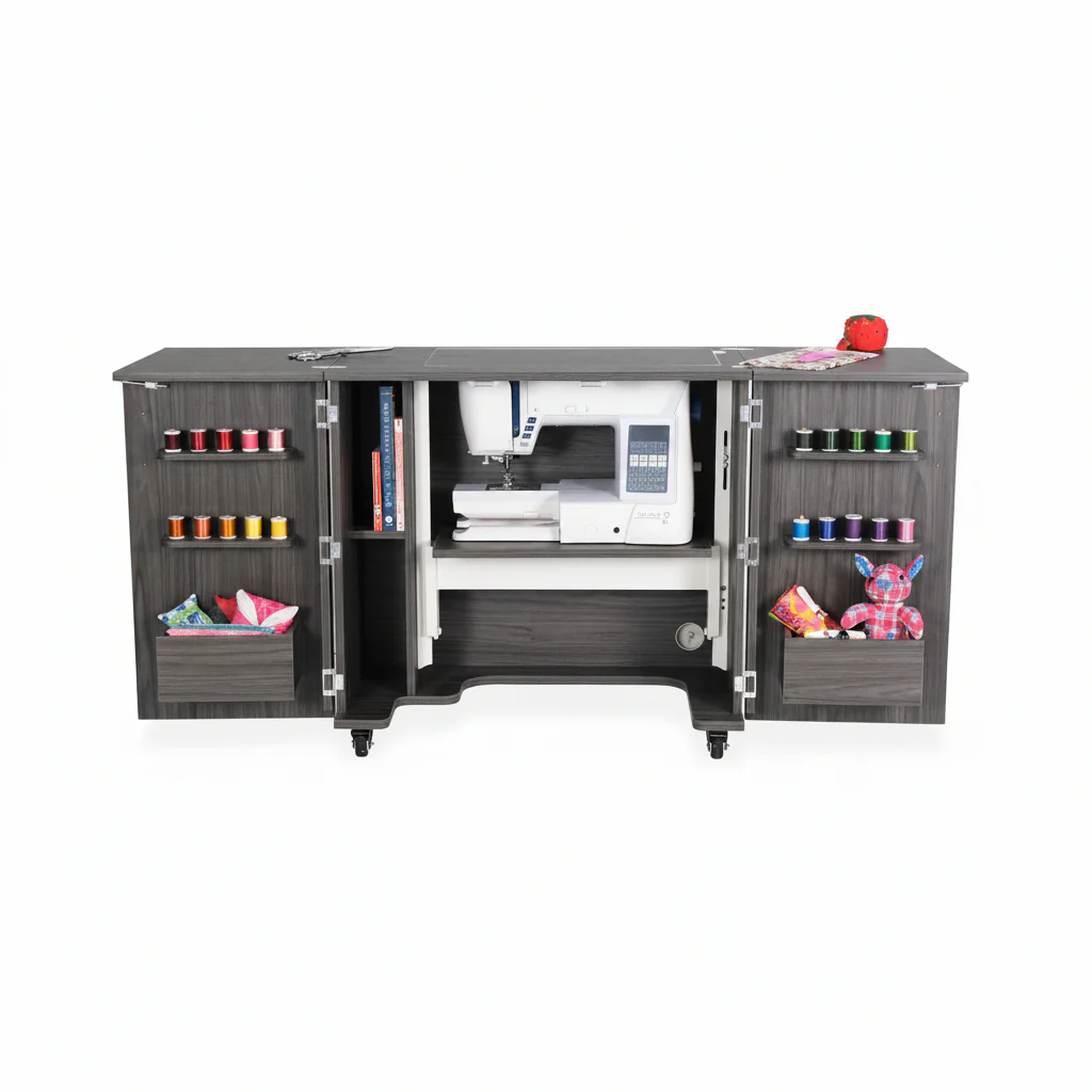 Bandicoot Sewing Cabinet Gray 4 Bandicoot Sewing Cabinet Gray
