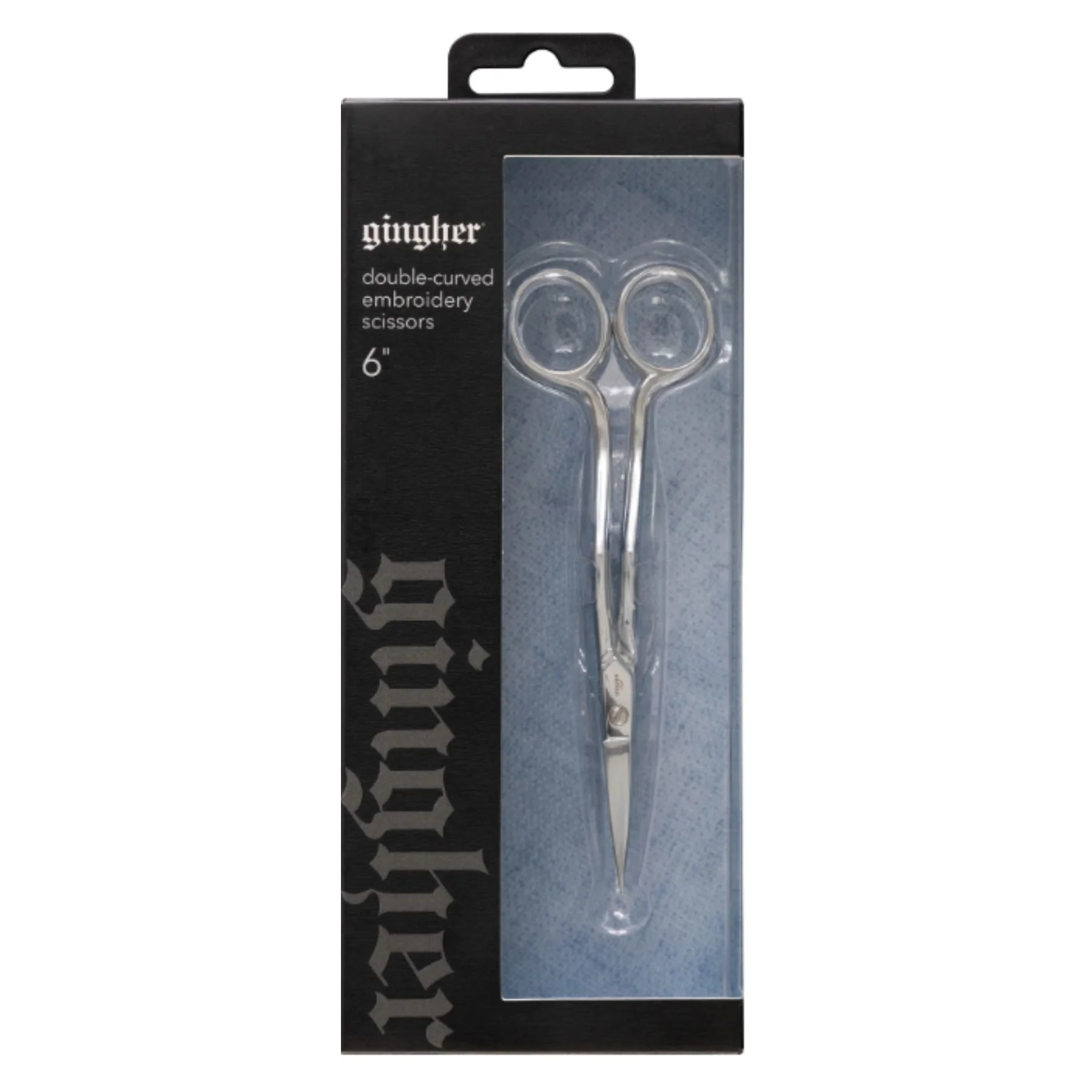 Gingher 6in Double Curved Embroidery Scissors 1 Gingher 6in Double Curved Embroidery Scissors