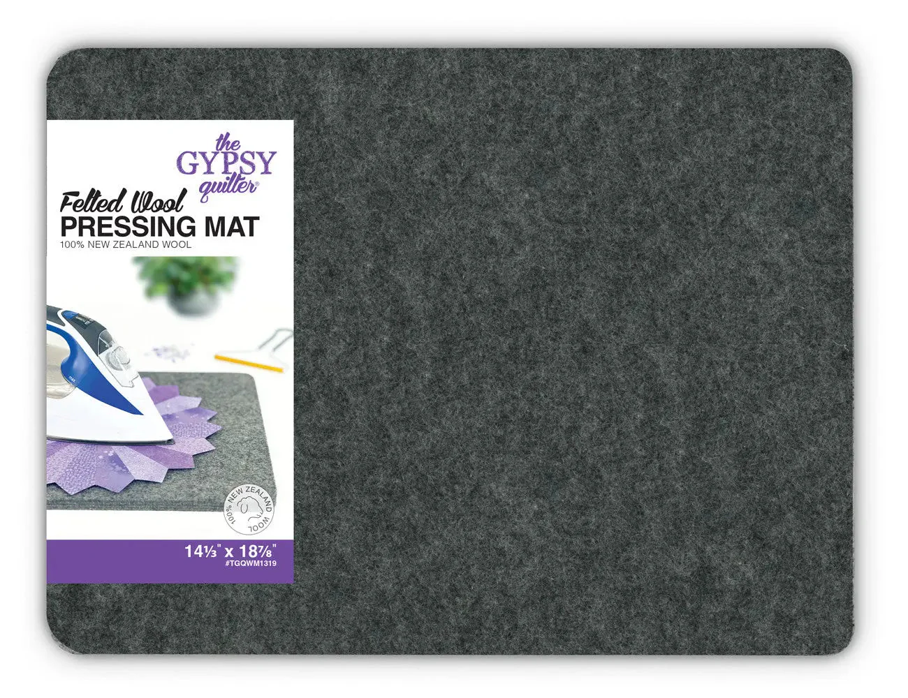 Wool Pressing Mat 14-1/3in Wide x 18-7/8in Long x 1/2in Thick