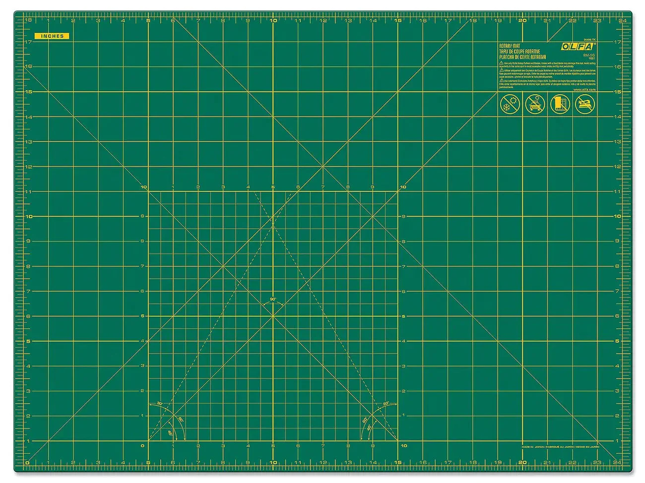 Cutting Mat with Grid 18in x 24in 1 Cutting Mat with Grid 18in x 24in
