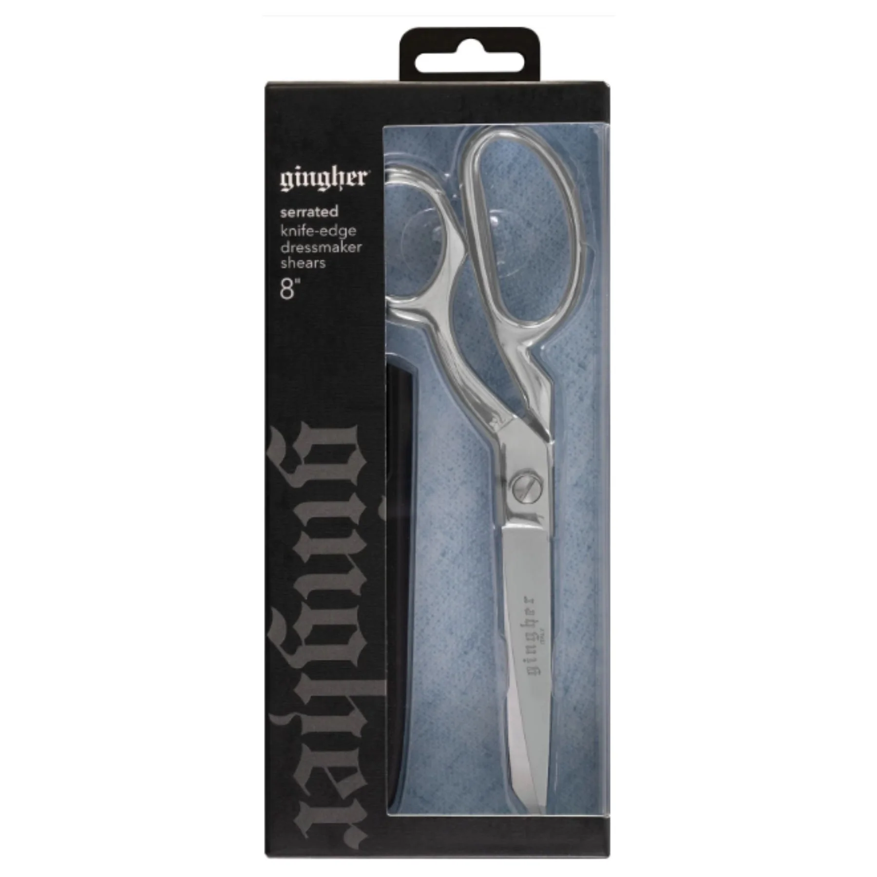 Gingher 8in Serrated/Knife Edge Dressmakers Shears 1 Gingher 8in Serrated/Knife Edge Dressmakers Shears
