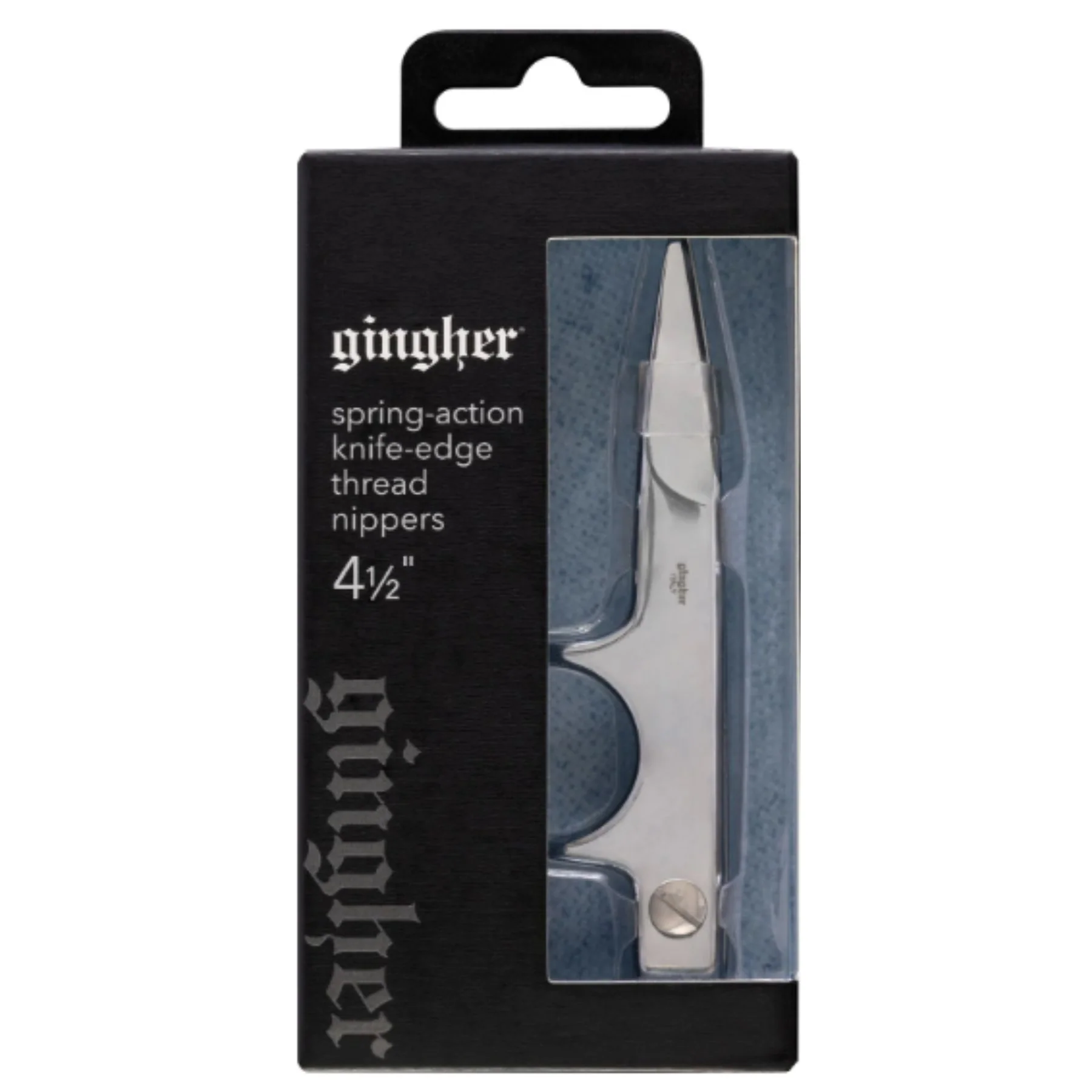 Gingher 4-1/2in Knife Edge Thread Snips 1 Gingher 4-1/2in Knife Edge Thread Snips