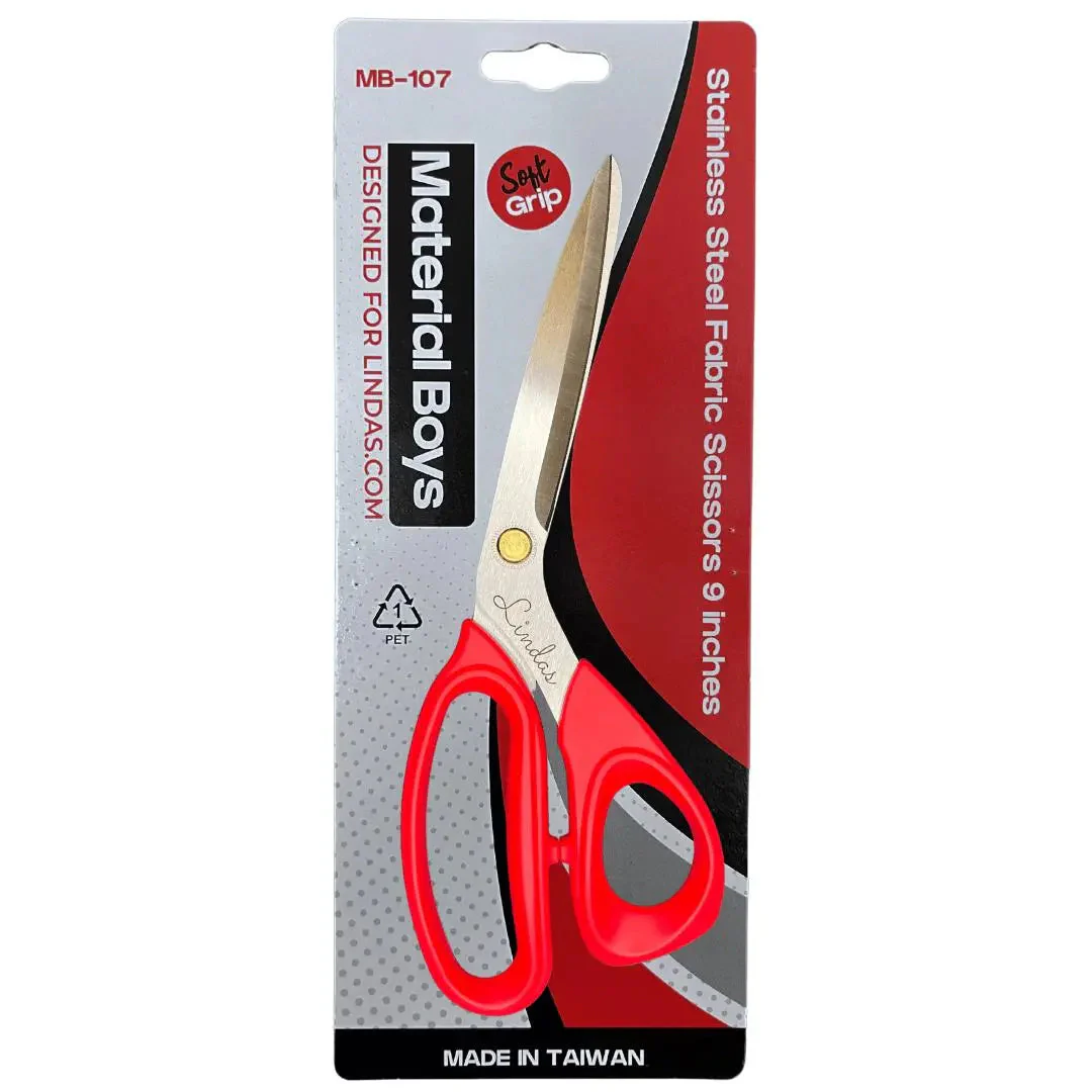Linda's 9 Inch Stainless Steel Fabric Scissors 2 Linda's 9 Inch Stainless Steel Fabric Scissors
