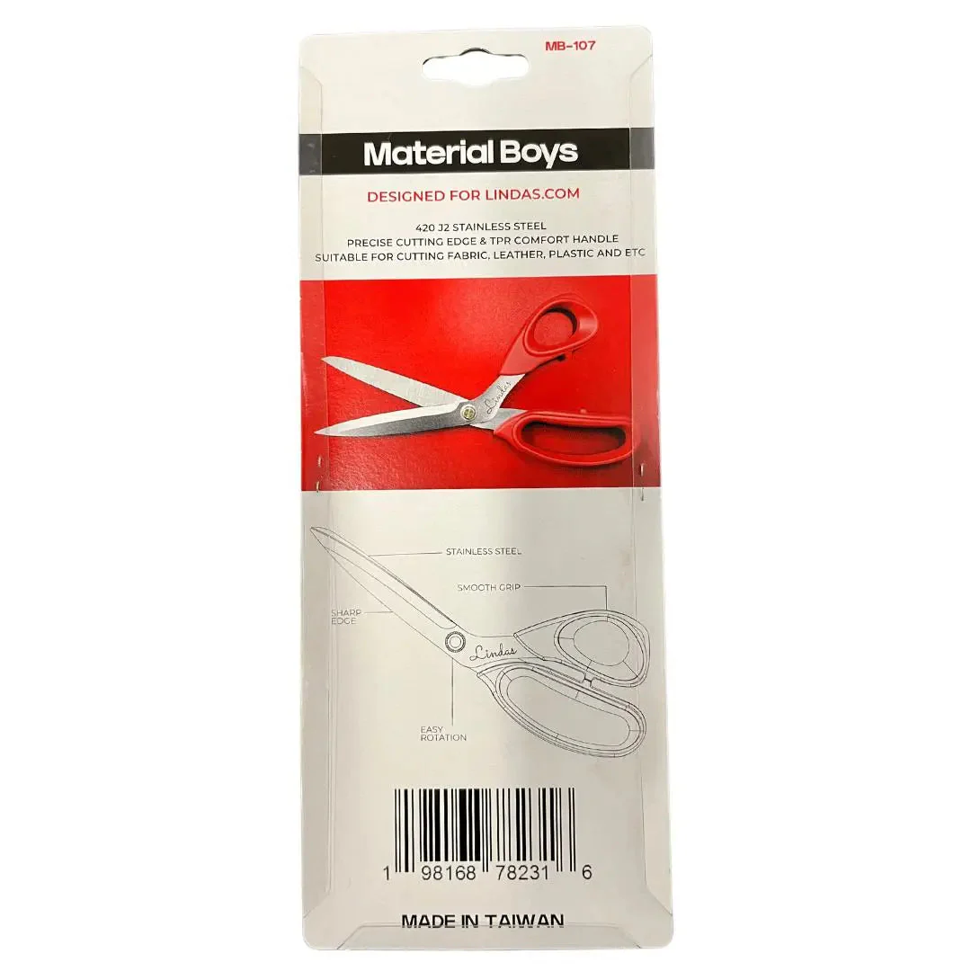 Linda's 9 Inch Stainless Steel Fabric Scissors 3 Linda's 9 Inch Stainless Steel Fabric Scissors