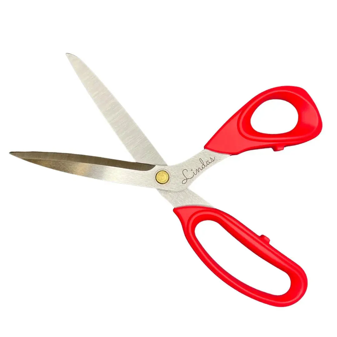 Linda's 9 Inch Stainless Steel Fabric Scissors 6 Linda's 9 Inch Stainless Steel Fabric Scissors