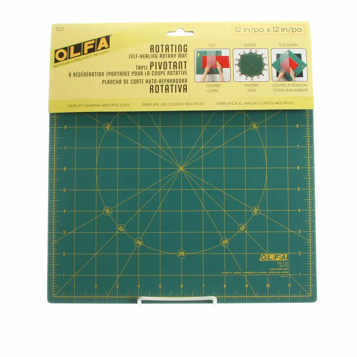 Spinning Square Cutting Mat 12in 1 Spinning Square Cutting Mat 12in